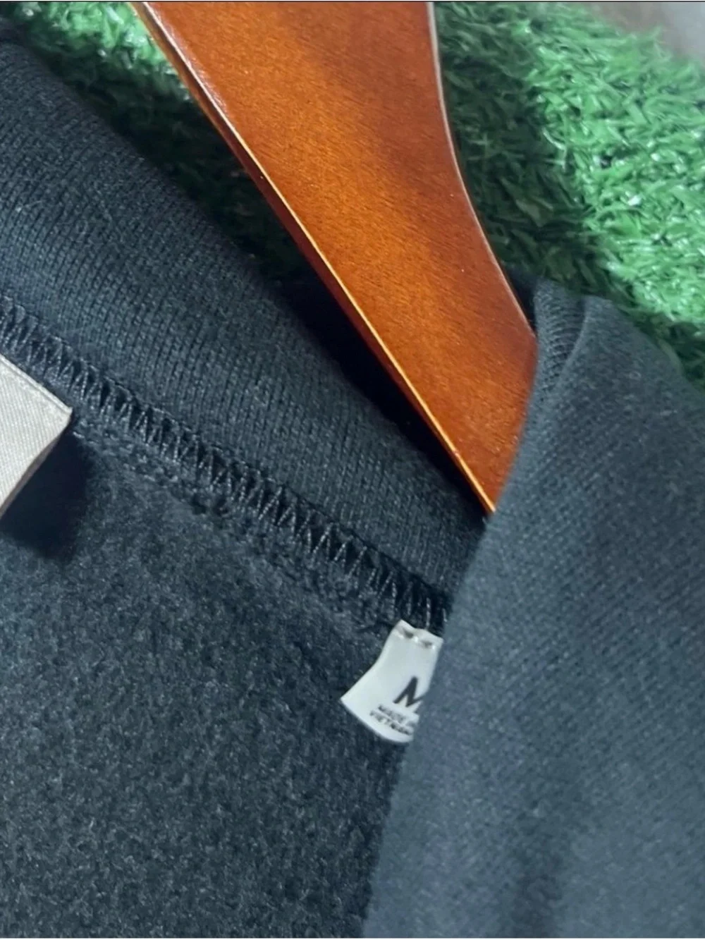 Fear of God ESSENTIALS Black Back-Logo Hoodie